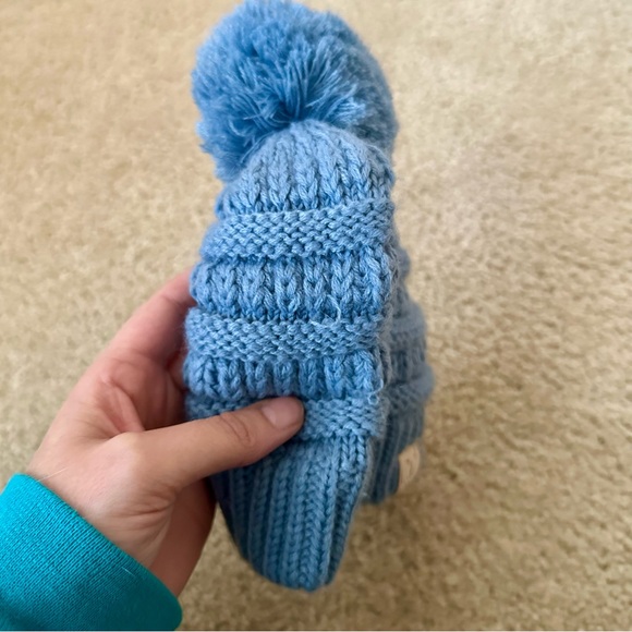 5/$25 CC Kids Blue Knit Beanie - Picture 4 of 4